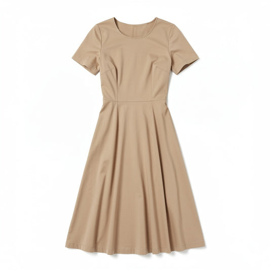 Maison de Monique - A-Line Dress Beige